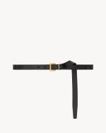 cassandre thin belt in vegetable-tanned leather